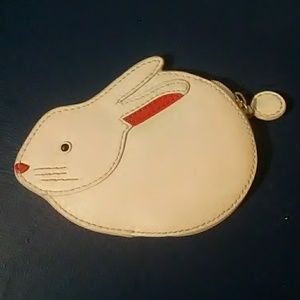 Coach bunny rabbit coin purse